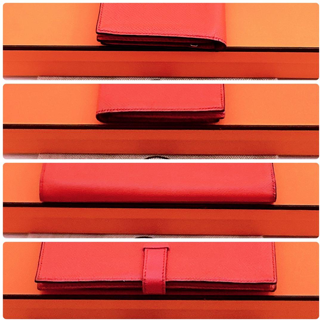 本日限定価格✨HERMES ベアン スフレ ルージュトマト　シェーブルミゾル