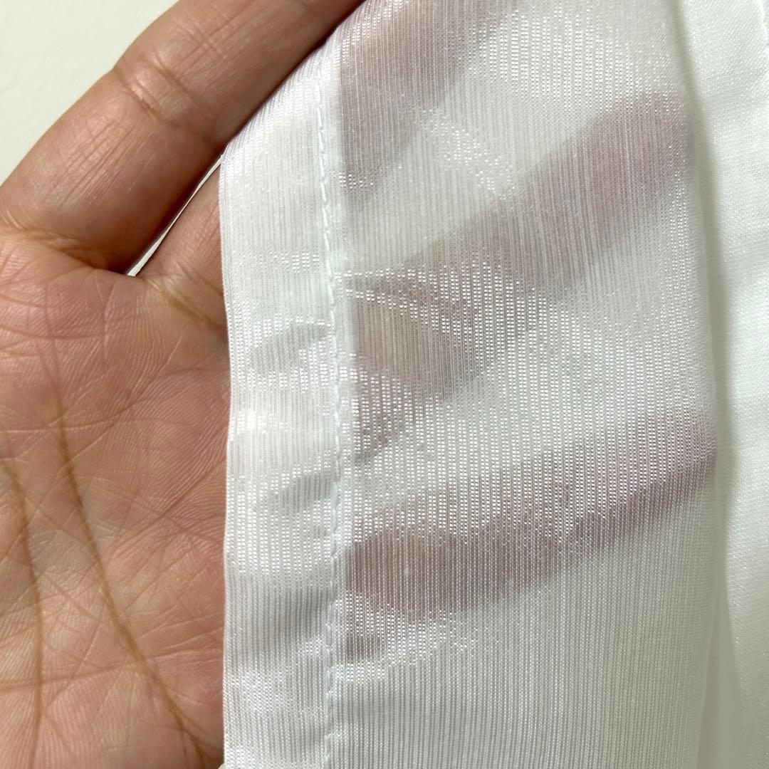 【KURO☆】二重レースカフェカーテン　4枚　オーダー品