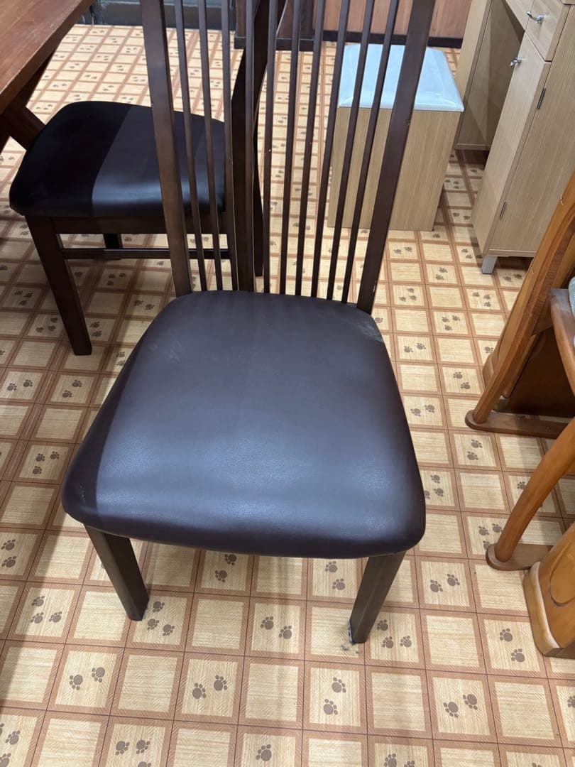 ウォールナット材 長方形ダイニングテーブル 約180cm