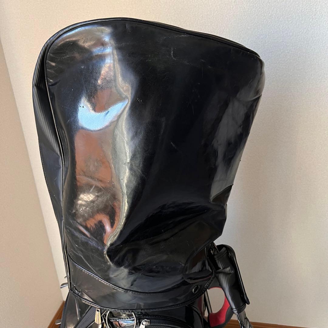 【希少】NIKE GOLF キャディバッグ 9型 ブラック×レッド