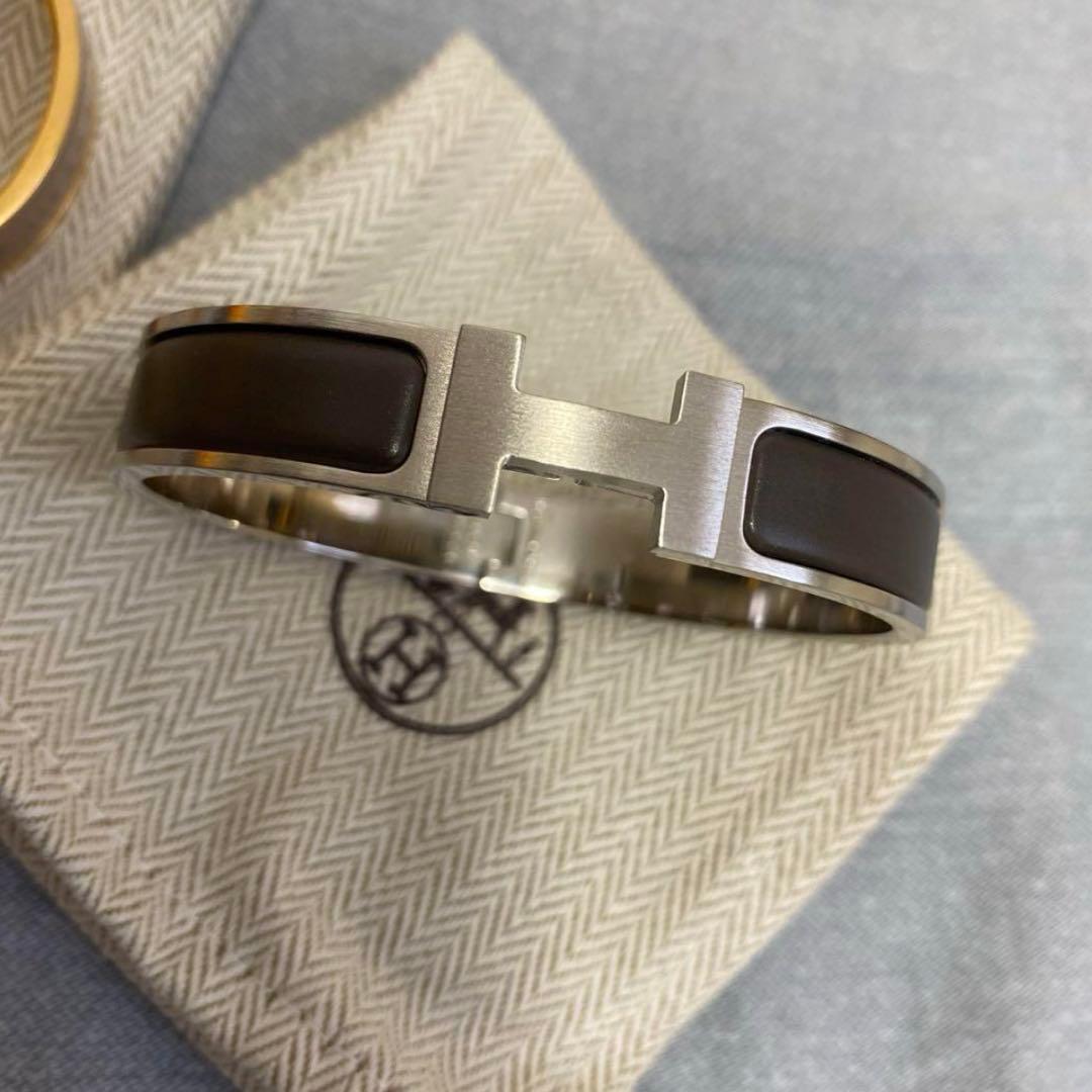Agapeエルメス　HERMES クリックHバングル