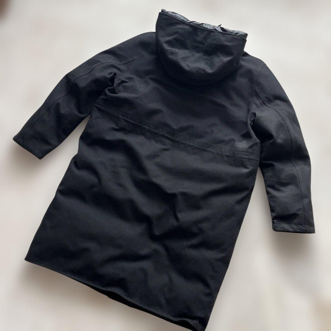 かりんとうさん専用美品 42 AIGLE ブラック ロングコート フード付 L〜