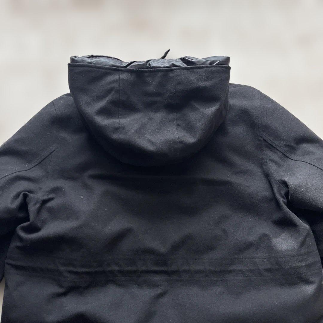 かりんとうさん専用美品 42 AIGLE ブラック ロングコート フード付 L〜