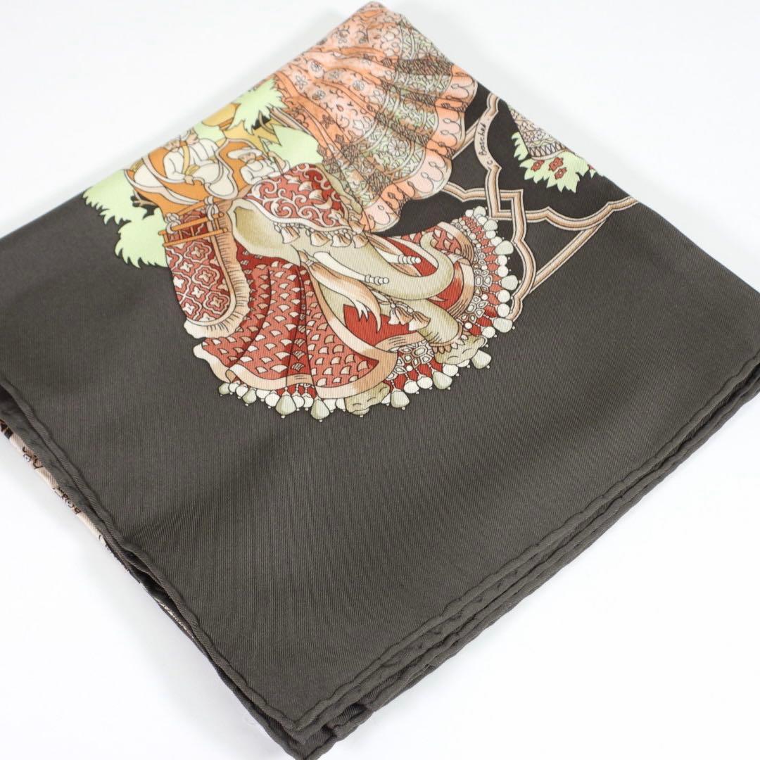 エルメス◇カレ90/スカーフ/マハラジャ/シルク/希少品