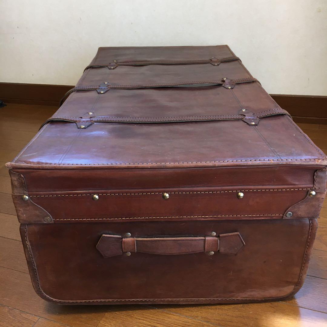 ヴィンテージ革製トランク