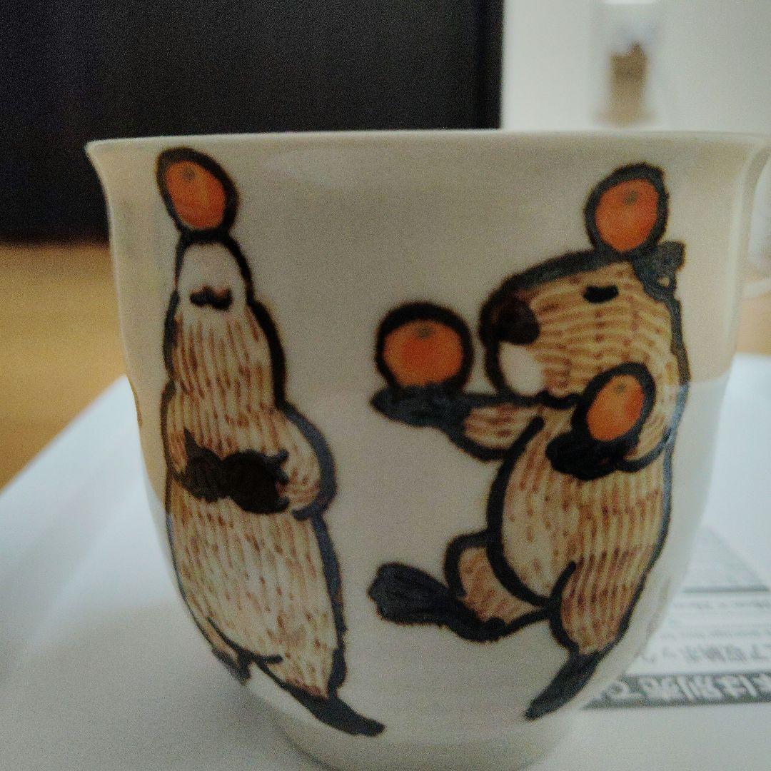 こまつか苗 #カピバラ 茶碗とマグカップ セット