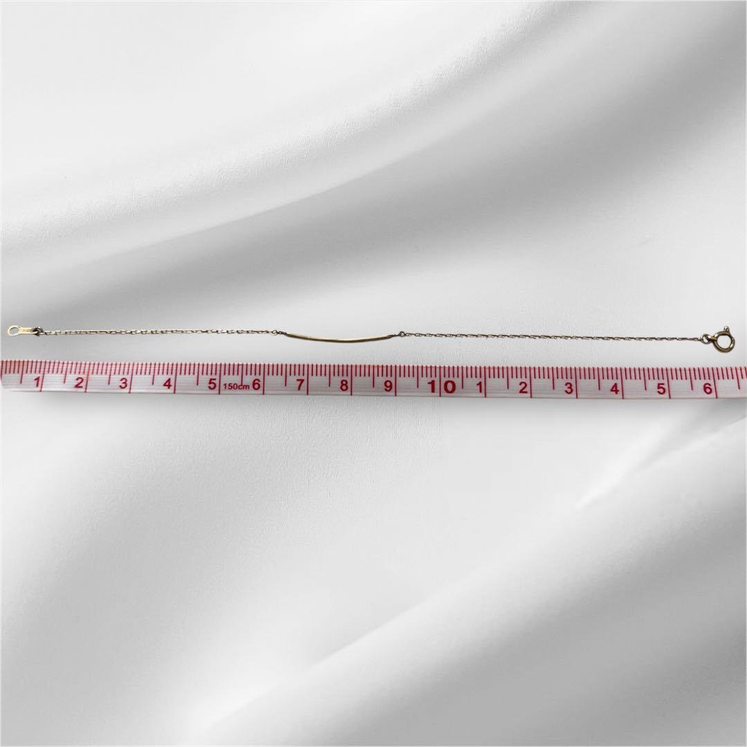 【美品】ハワイアンジュエリーマキシ/K10YG/シンプルバーブレスレット