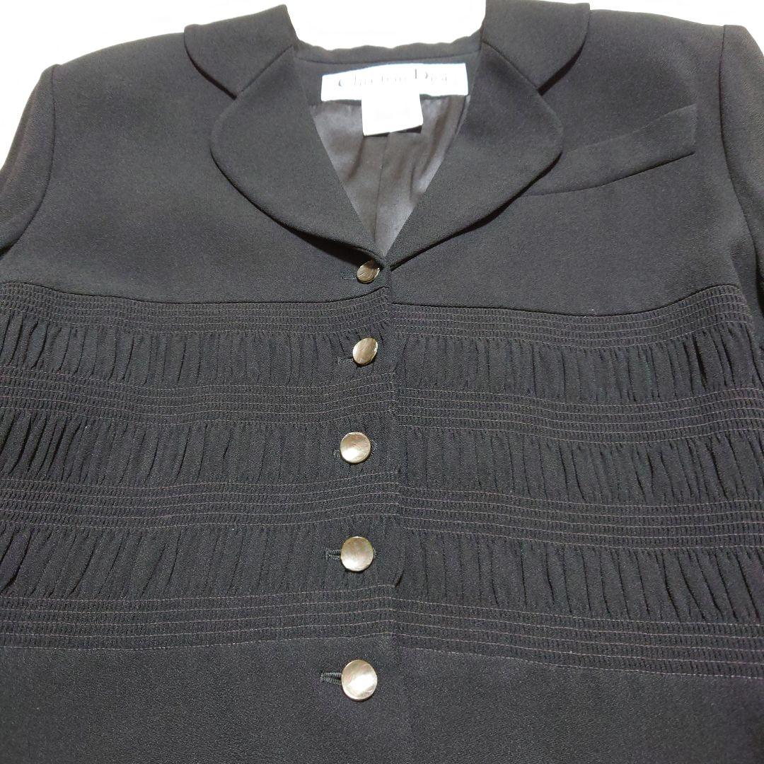Christian Dior　美品　 黒スーツ　フランス製