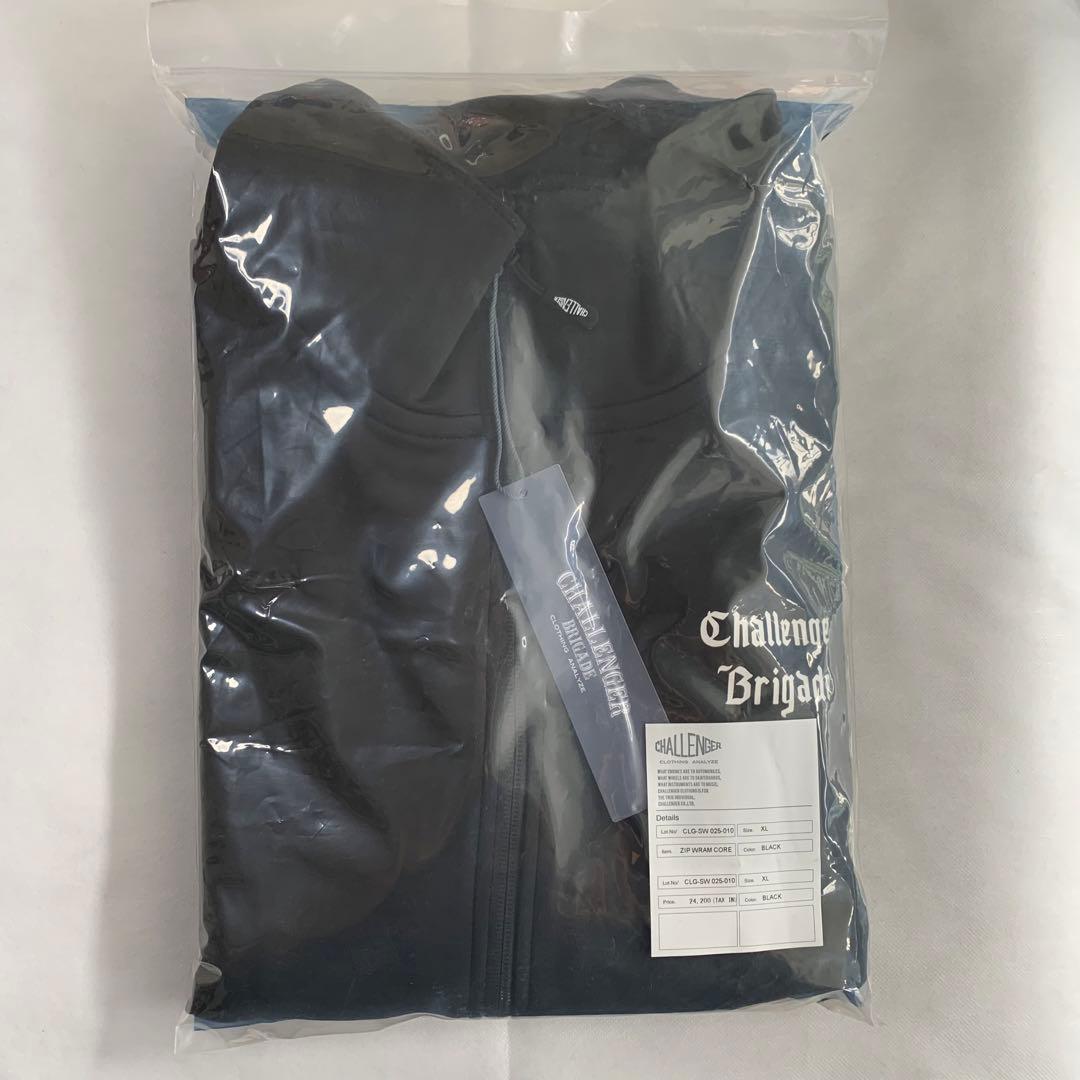 XL黒【CHALLENGER】ZIPUP WARM CORE／新品タグ付／送料込
