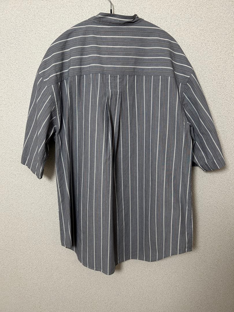 2点対応MHL SS25 END ON END STRIPE COTTON