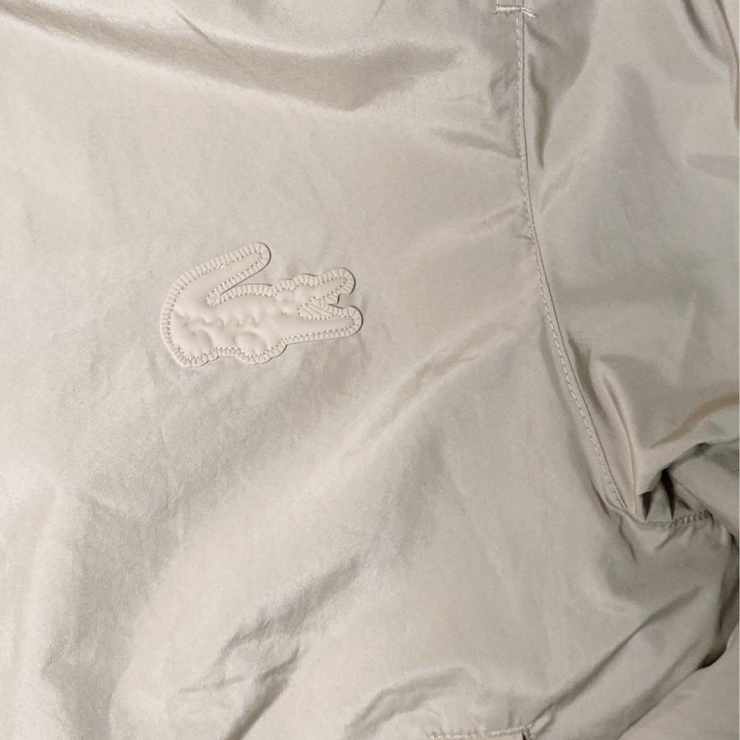 ラコステMA1フライトジャケットリバーシブルボンバージャケットネイビー/ベージュ