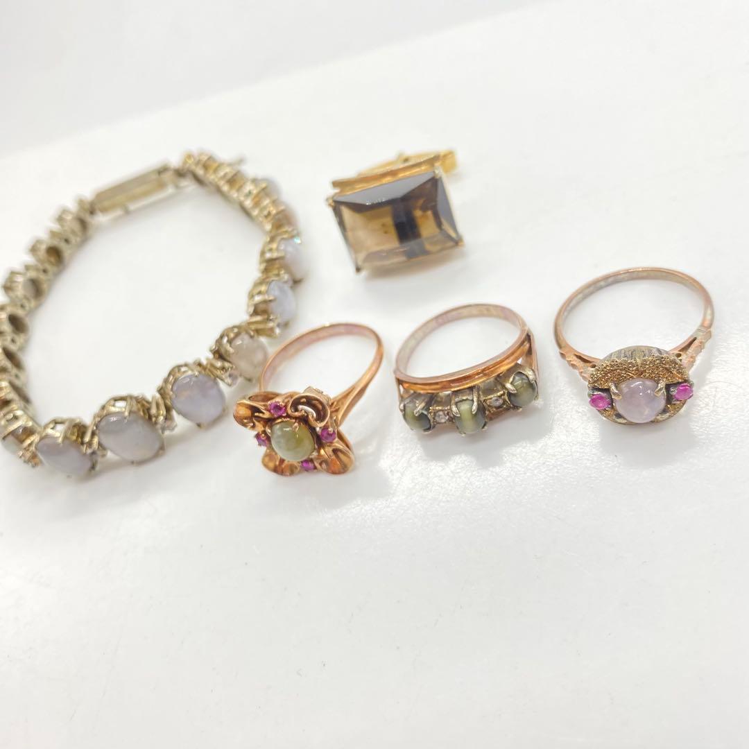 アクセサリーセット リング ブレスレット 指輪 まとめ 色石 ヴィンテージ