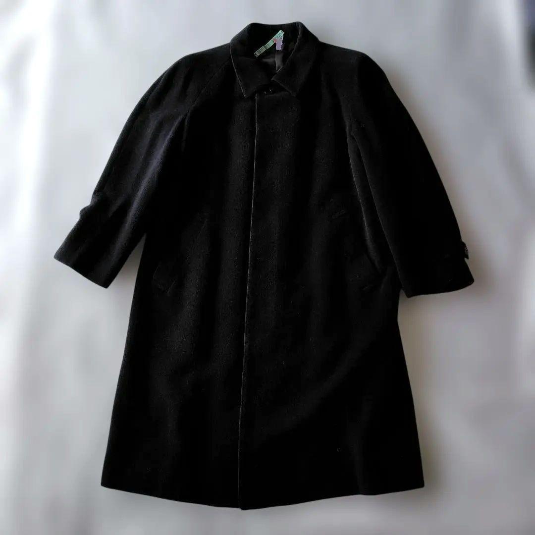 【k】　YUES SAINT LAURENT　ステンカラーコート濃紺　A5