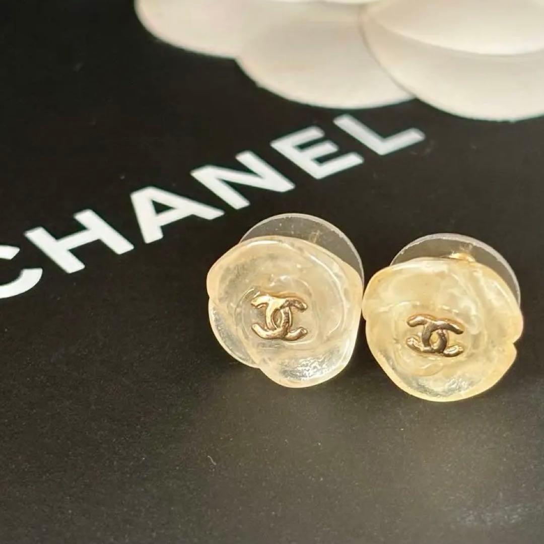 【シャネル】CHANEL ピアス ココマーク カメリア フラワー