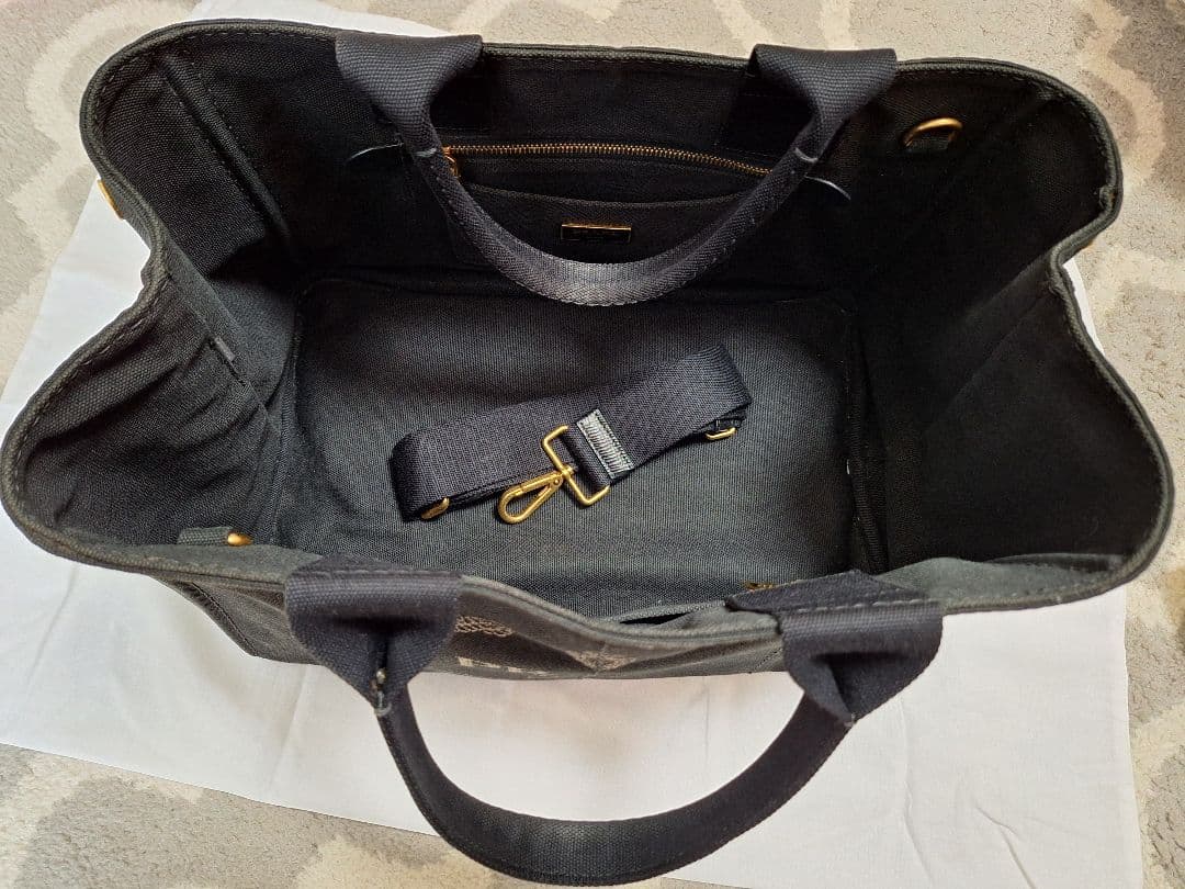 PRADA カナパMサイズ キャンバストートバッグ