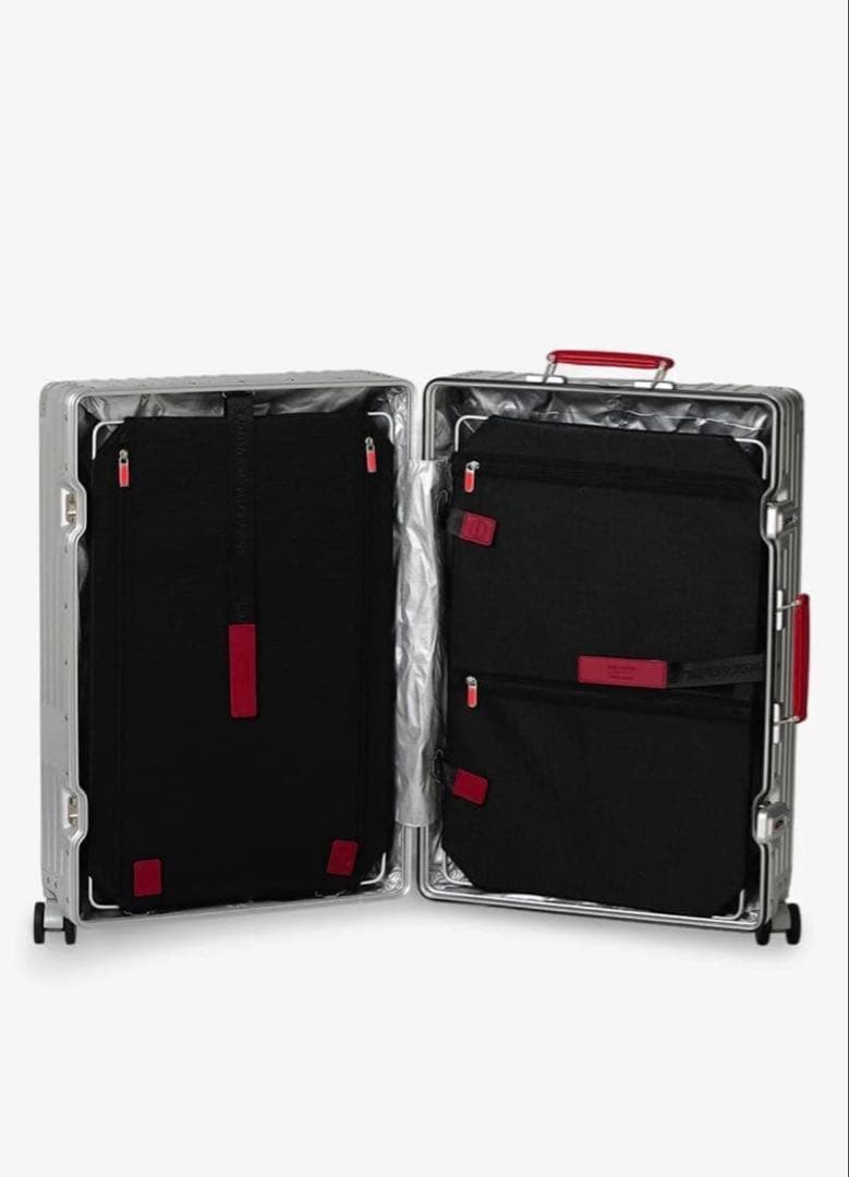 バッグ INV5811STP Sterling Silver/Red 70L