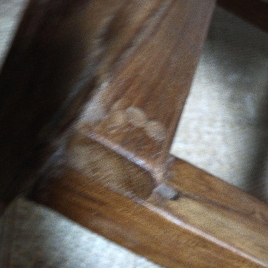 【直接引取り限定!】オールドチーク　無垢材　ナチュラルウッド　チェア　東南アジア