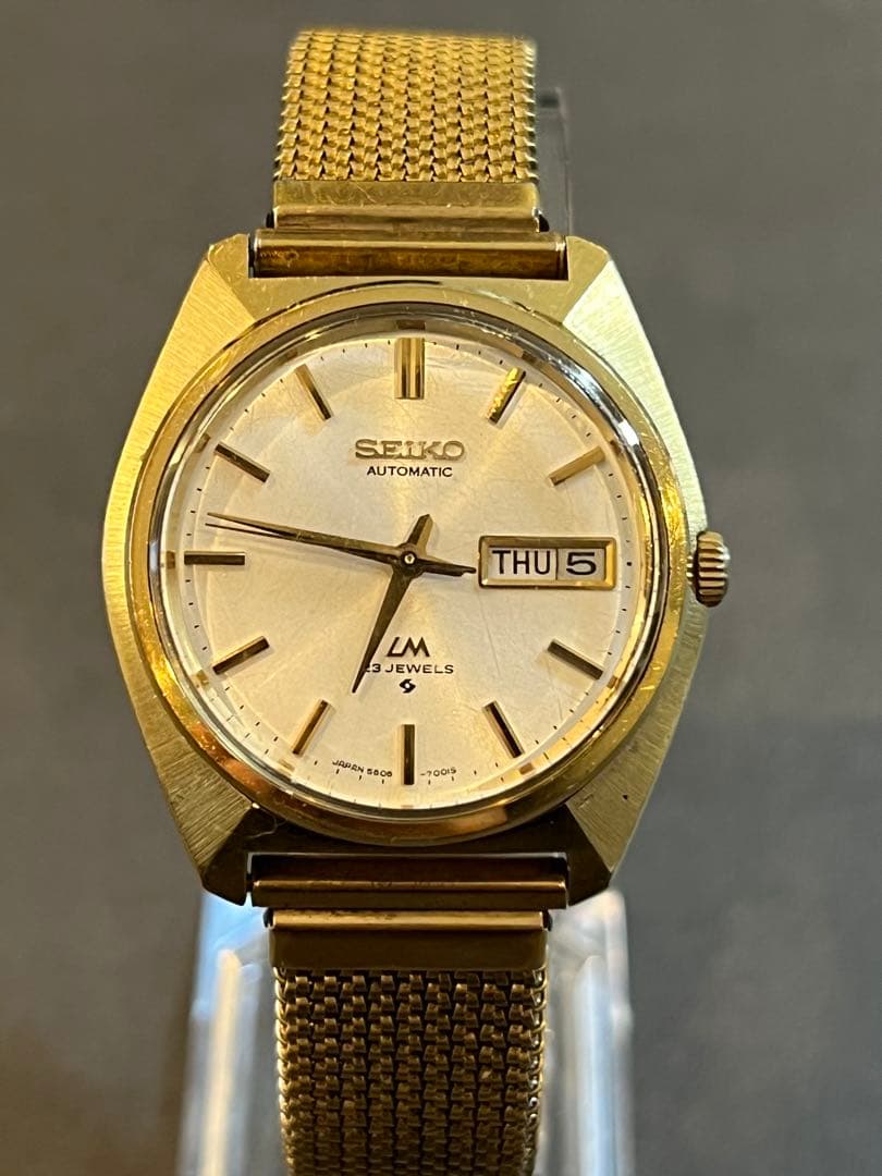 K【動作確認済】SEIKO Lord Matic 自動巻き腕時計 23ジュエル