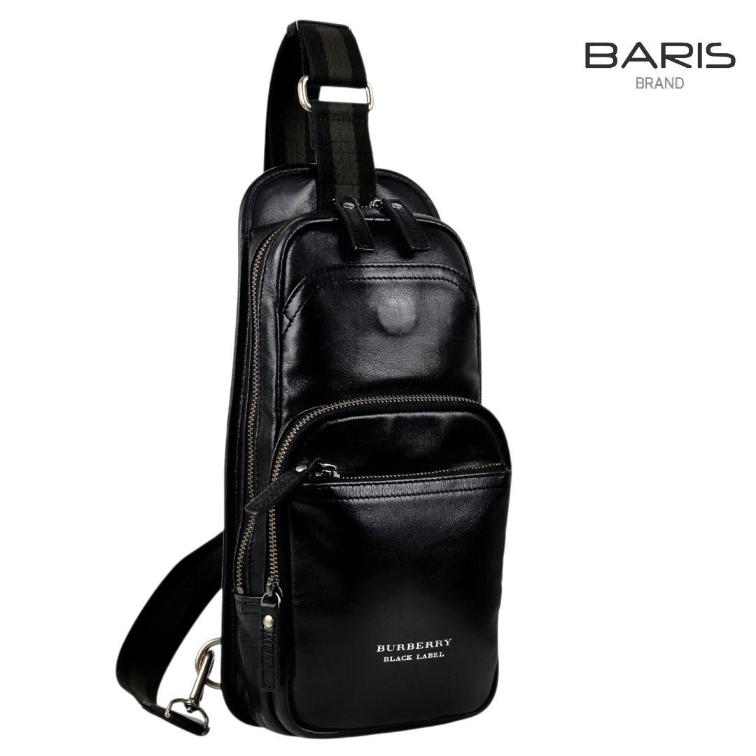 美品 バーバリー ブラックレーベル レザー ボディバッグ ショルダーバッグ
