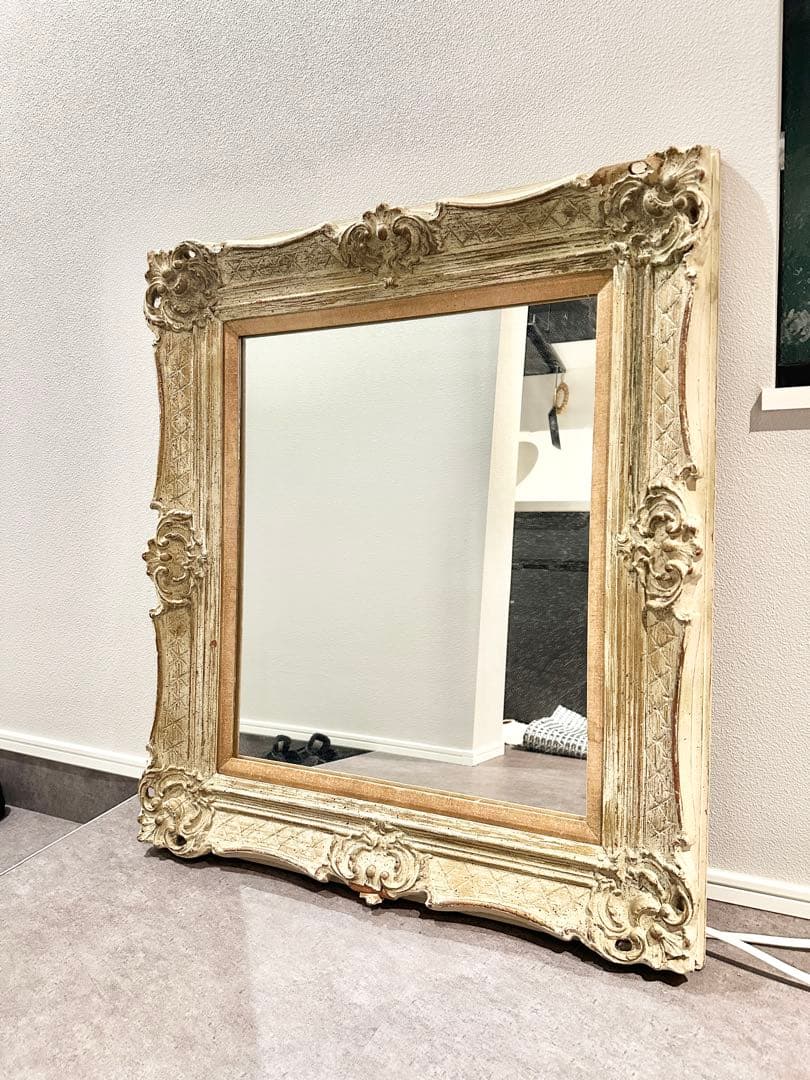 ヴィンテージ額縁　ミラー