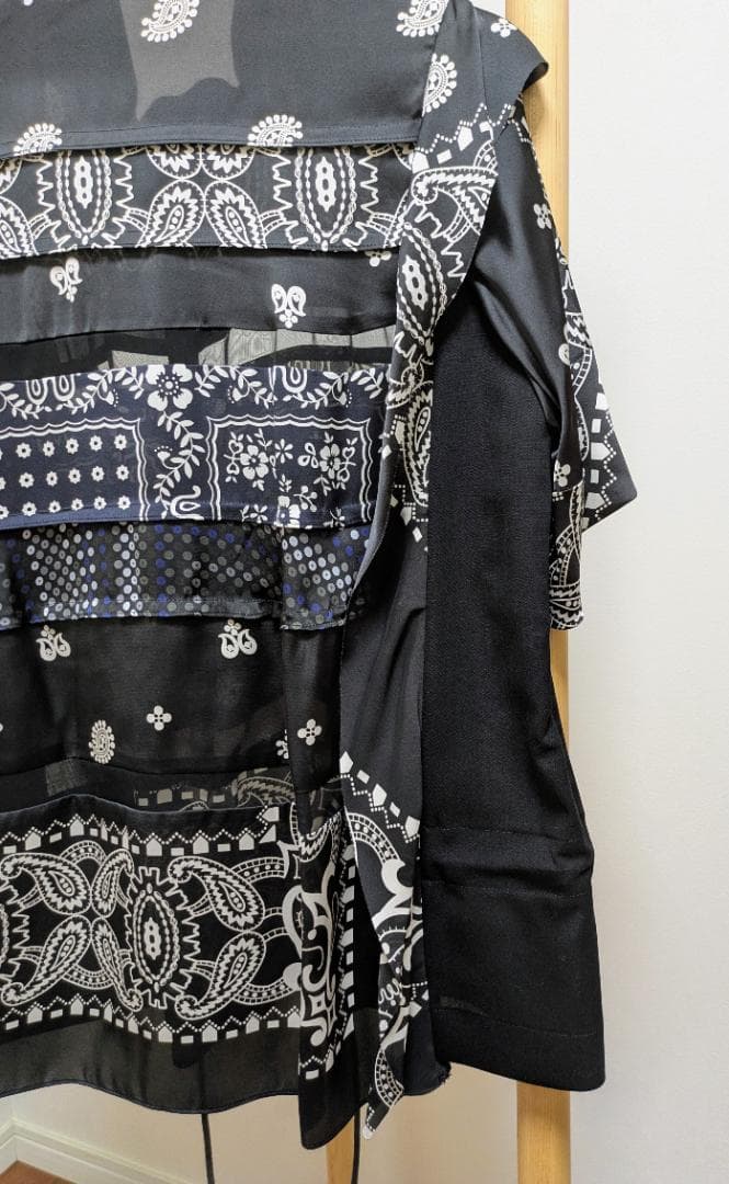 sacai サカイ　バンダナ柄　ペイズリー　ブラウス　未使用品　サイズ2