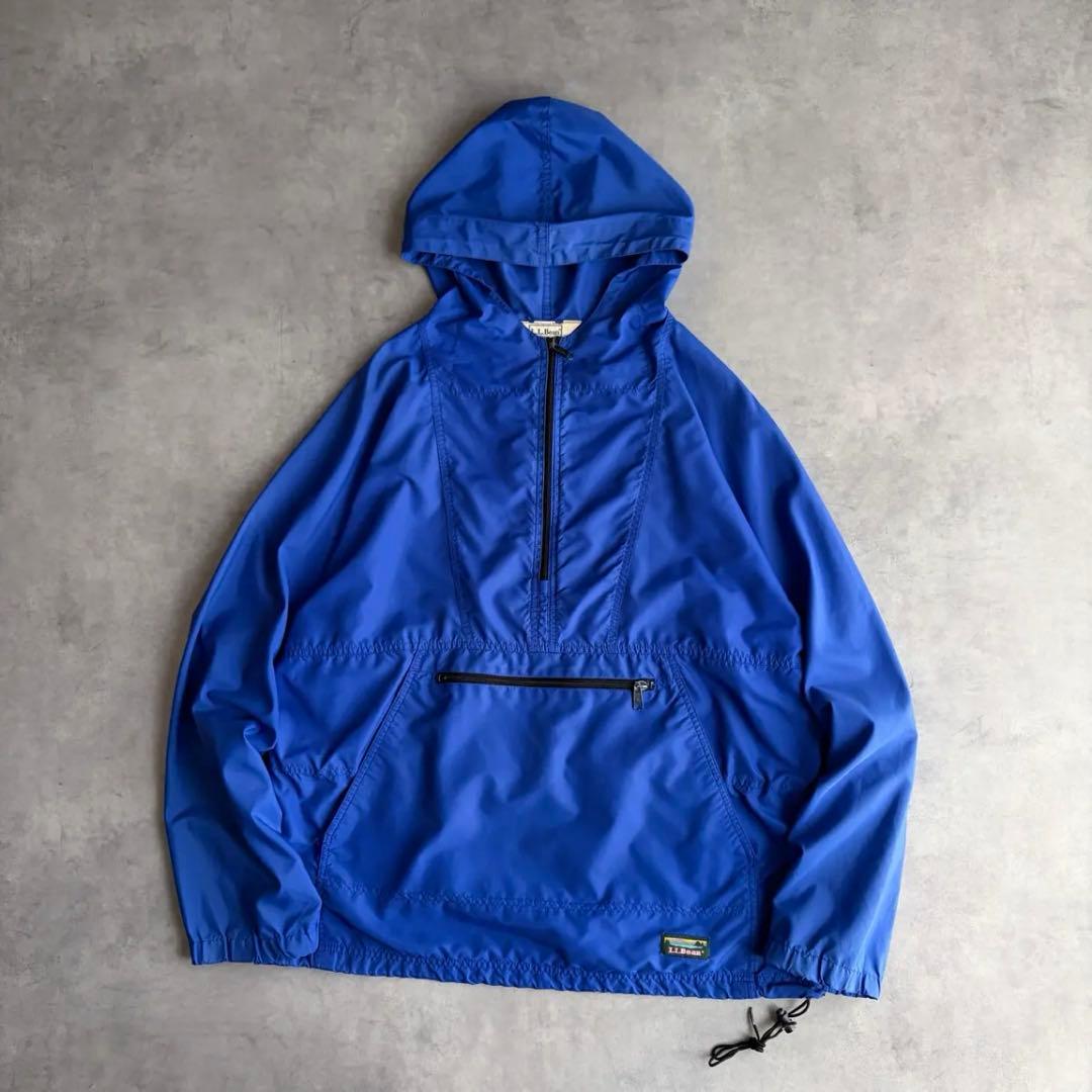 ☆USA製☆ L.L.Bean エルエルビーン アノラックパーカー ブルー