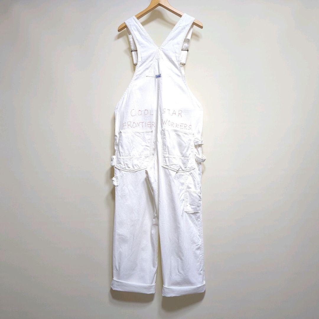 ★150 DENIM DUNGAREE ホワイト デニム オーバーオール