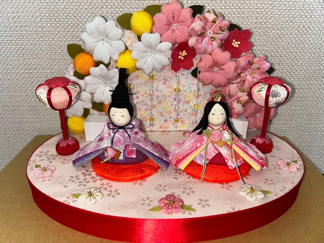 雛人形セット ちりめん