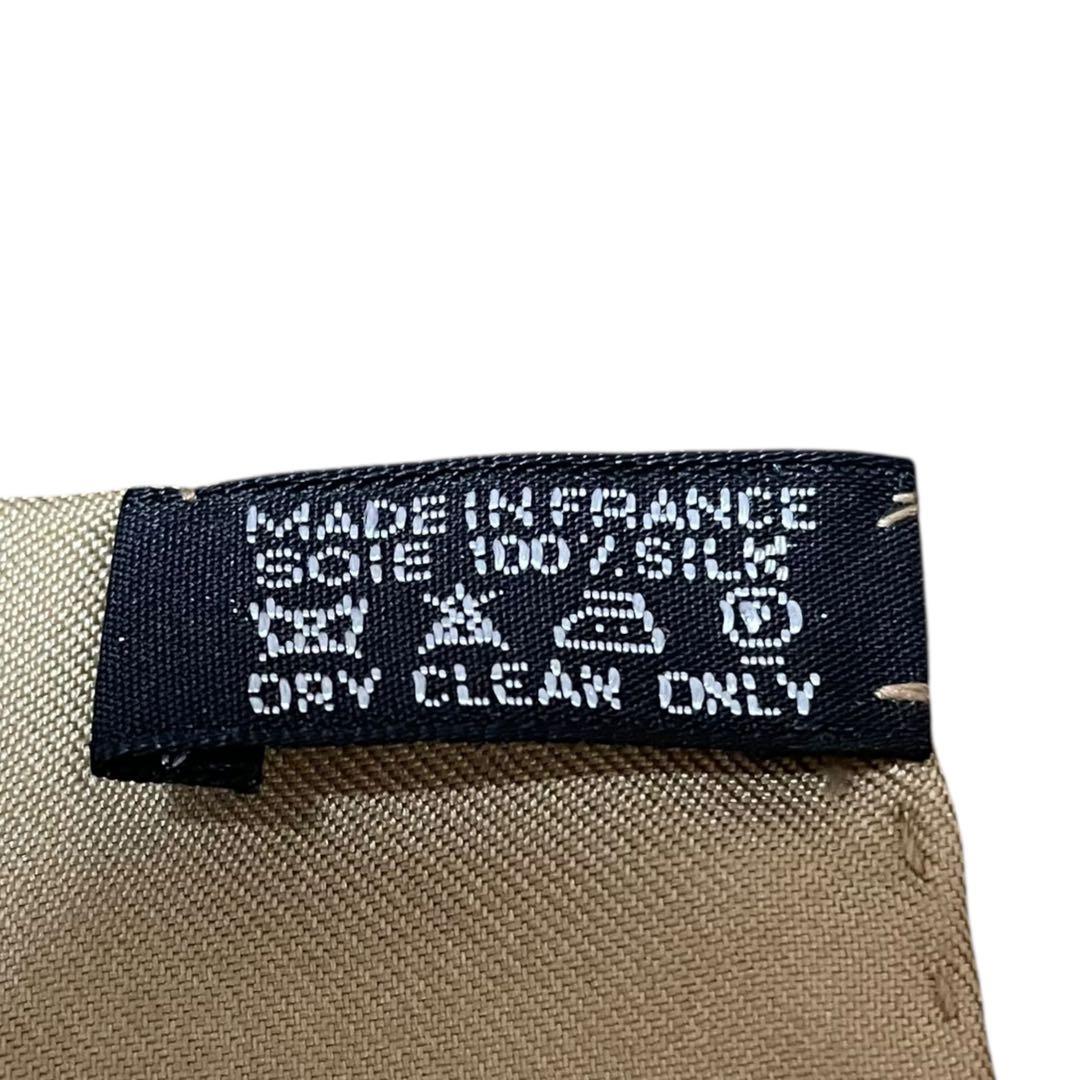 美品‼️HERMES TOUT CUIR　すべて革柄 箱付シルクカレ90希少