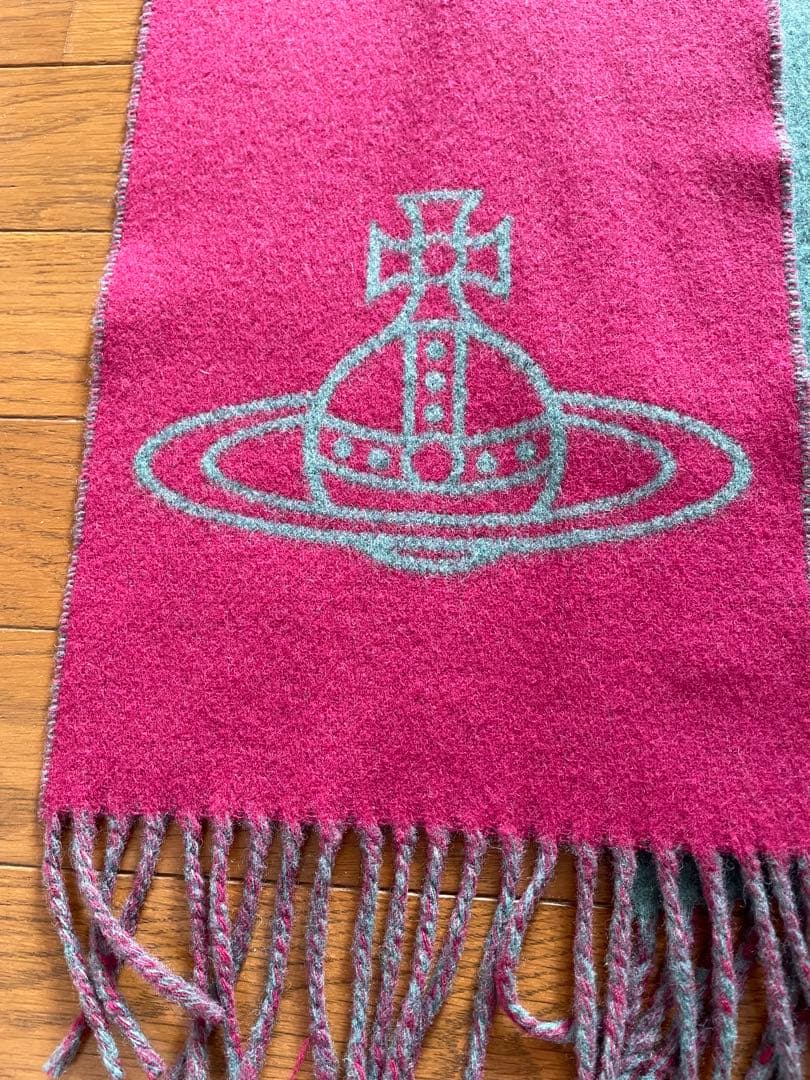 Moさま　専用Vivienne Westwood マフラー　リバーシブル　美品