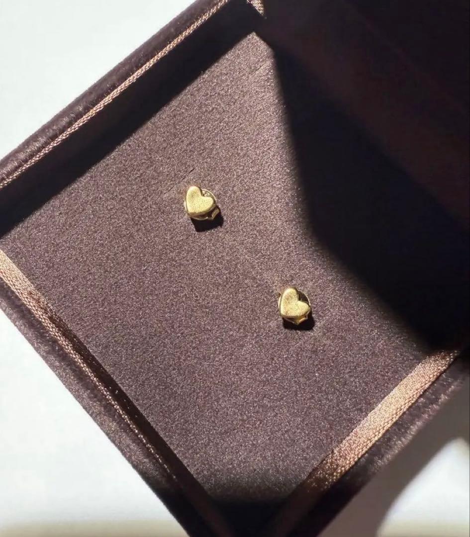 TEN. ハートピアス　ゴールド