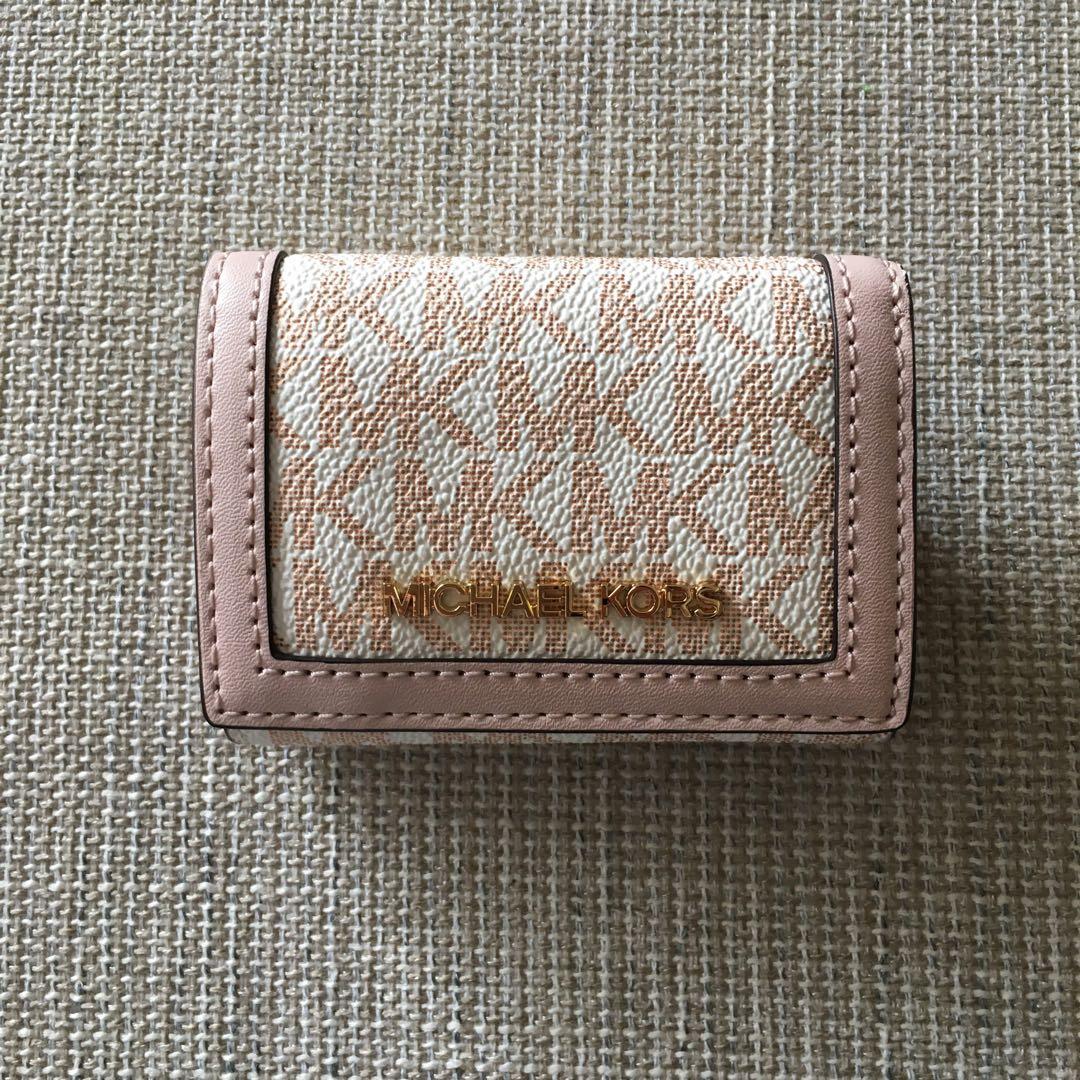 新品　MICHEAL KORS マイケルコース　三つ折り　財布　ピンク