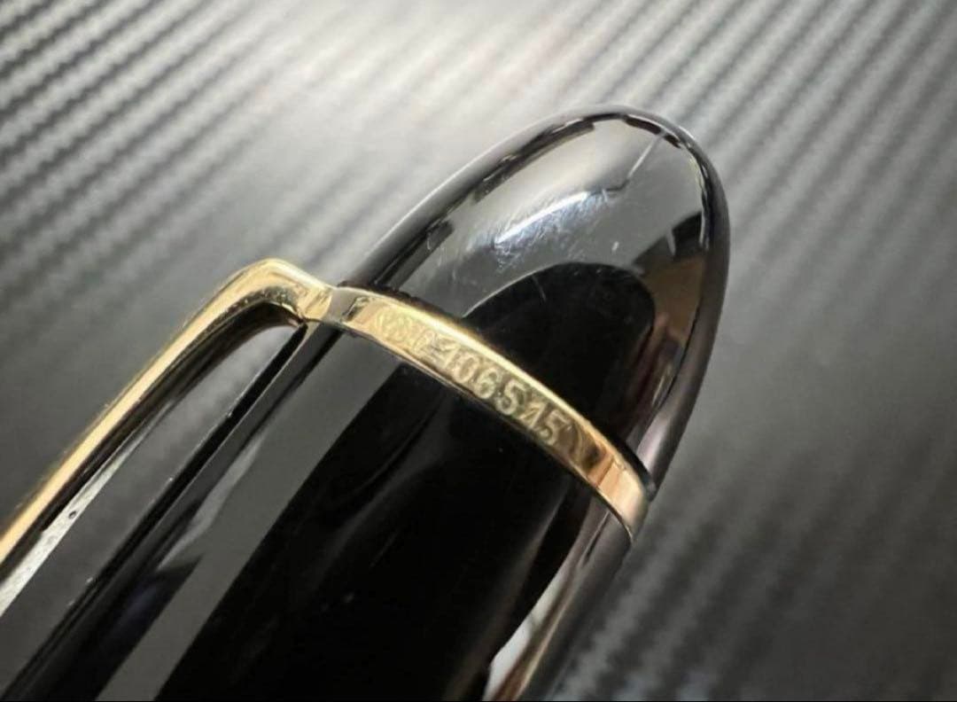 美品 モンブラン ヘミングウェイ芯 149 万年筆 18K 中白 F 細字