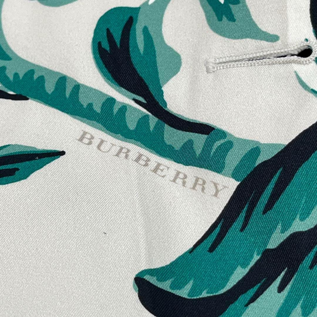 未使用保管品 バーバリー ボタニカル トレンチコート 花柄 ベルト XS