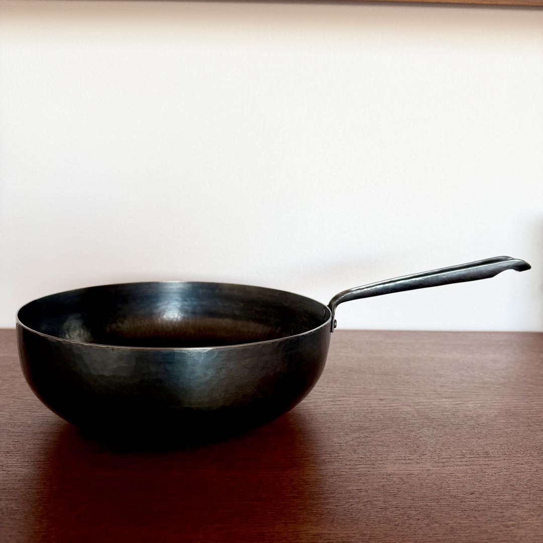 羽生直記さん　フライパン　深型　中華鍋　ウォックパン　打ち出しフライパン
