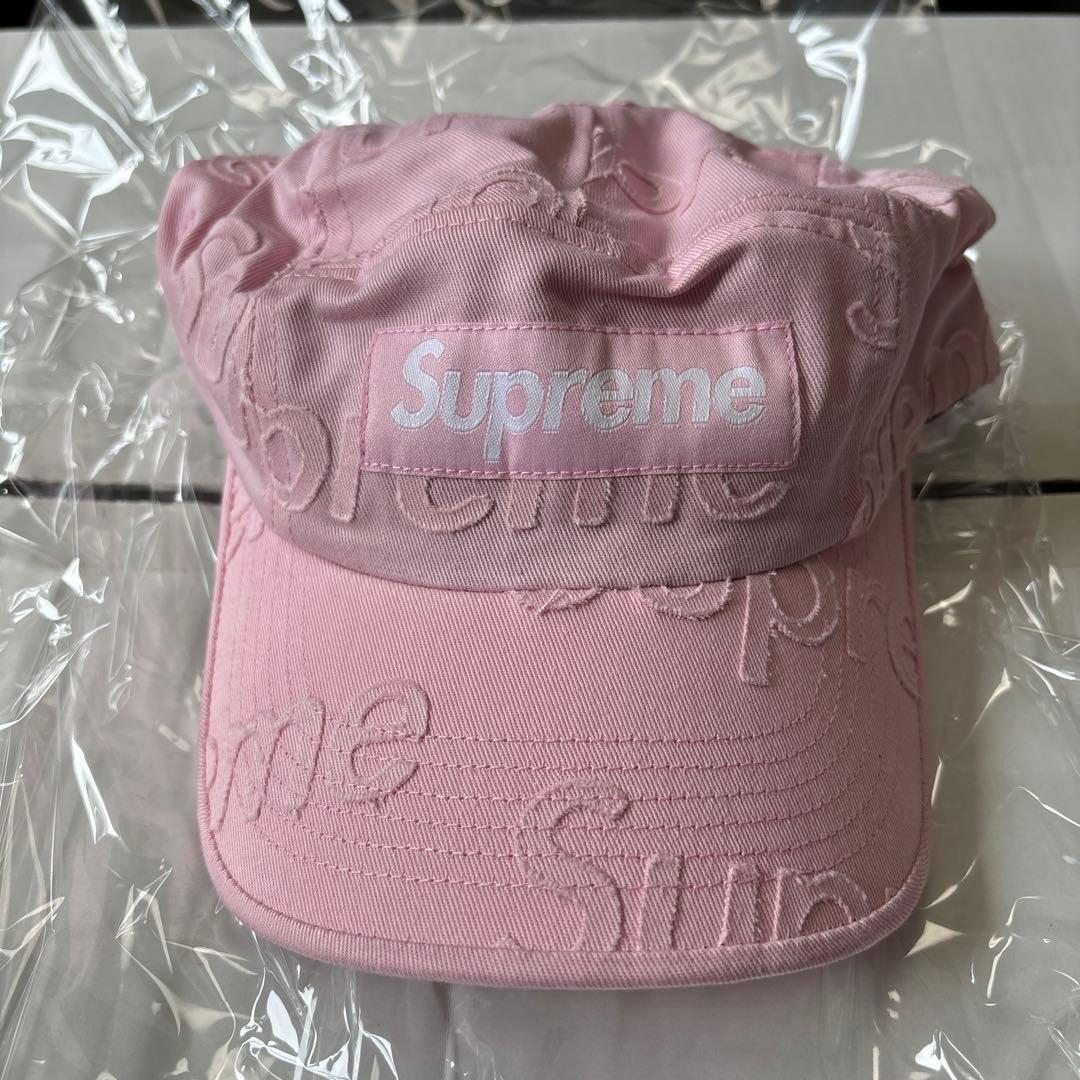 Supreme シュプリーム製　新品　ま未使用品　キャップ　ピンク