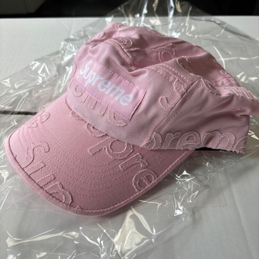 Supreme シュプリーム製　新品　ま未使用品　キャップ　ピンク