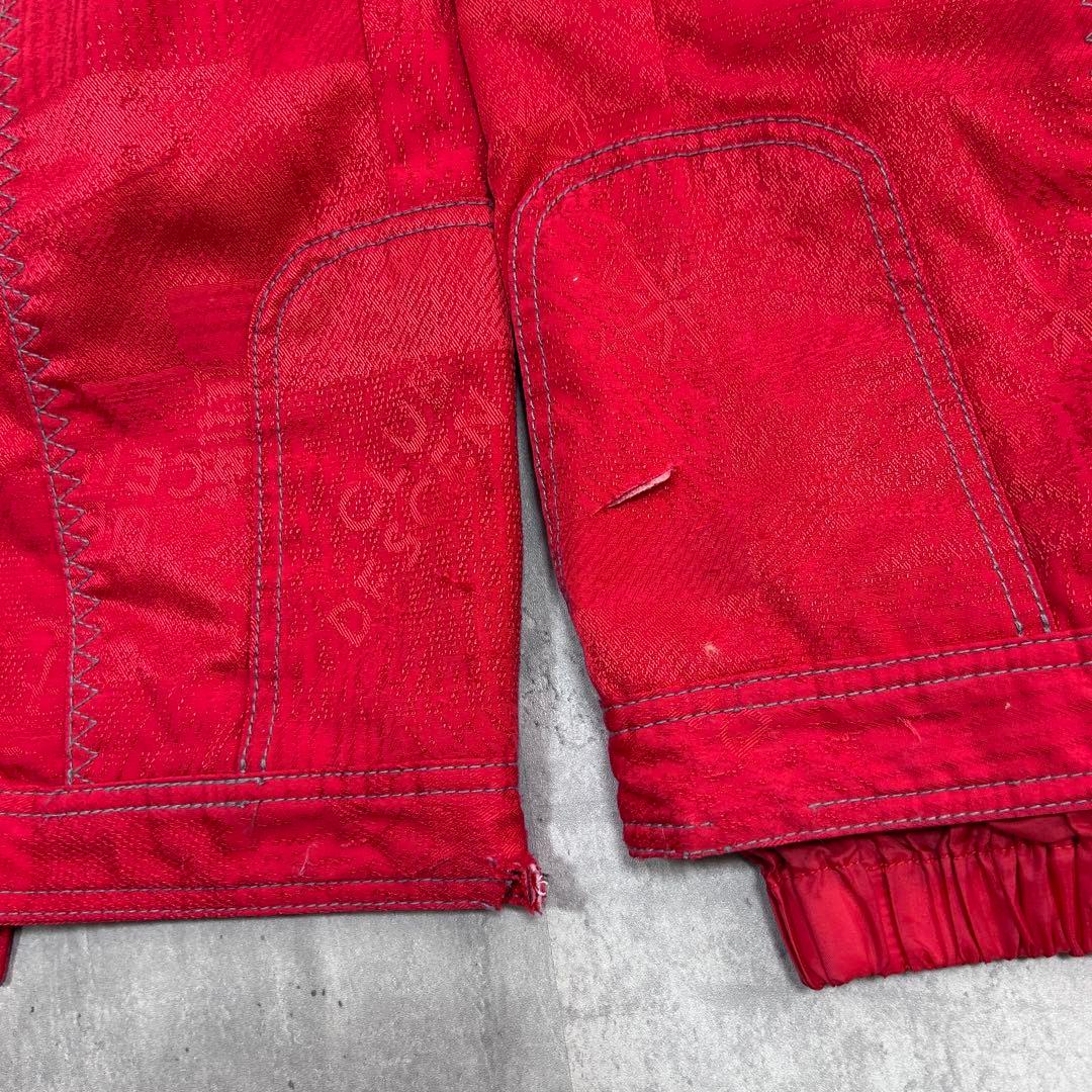 Z240 クラブ デサント スキーウェア 上下セット 赤 メンズ M 日本製