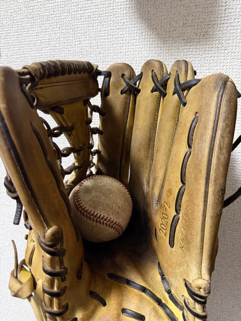 ミズノプロ 硬式 野球グローブ 外野 HAGA JAPAN オーダー