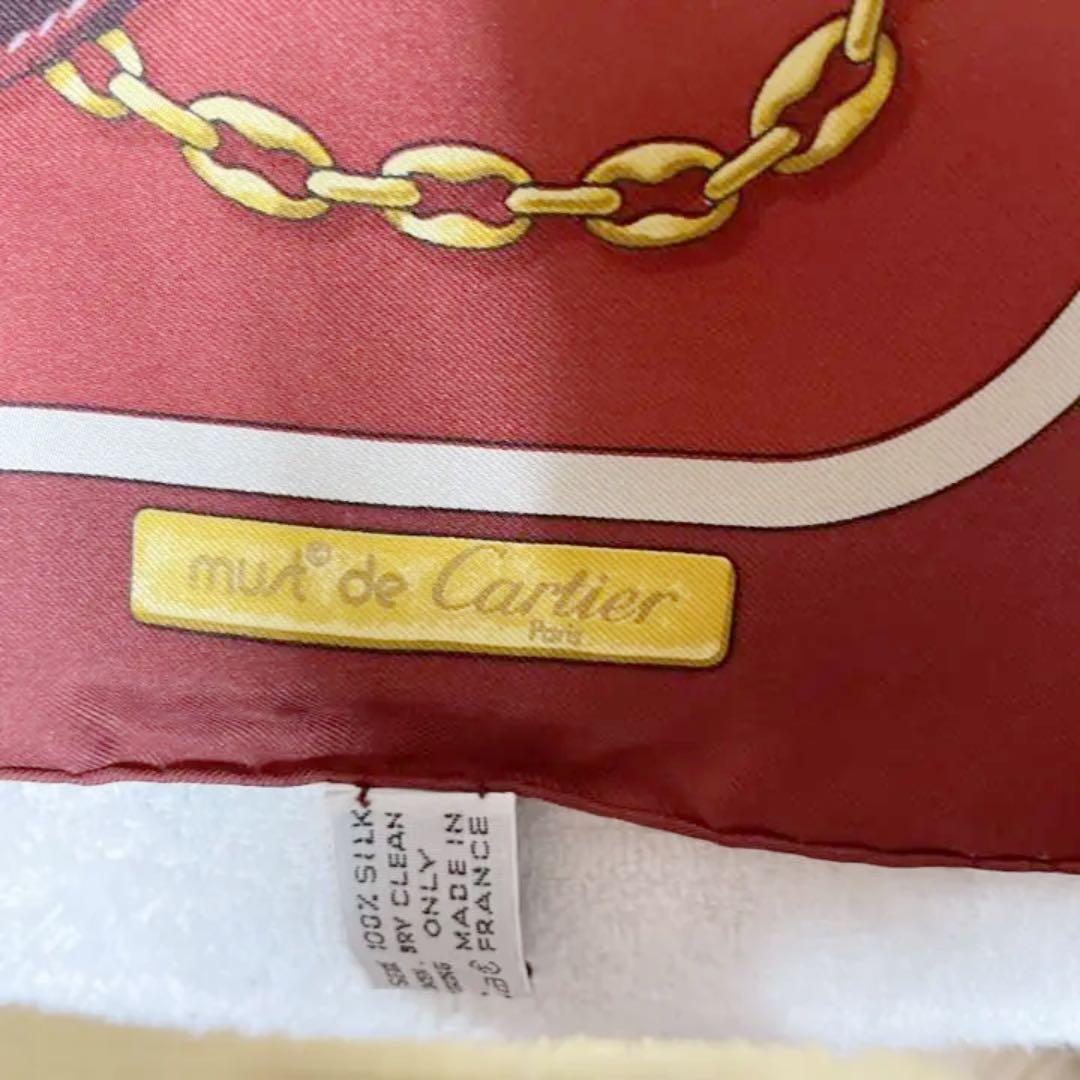 専用となりました！！Cartierカルティエ　大判シルクスカーフ（タグ・箱付き