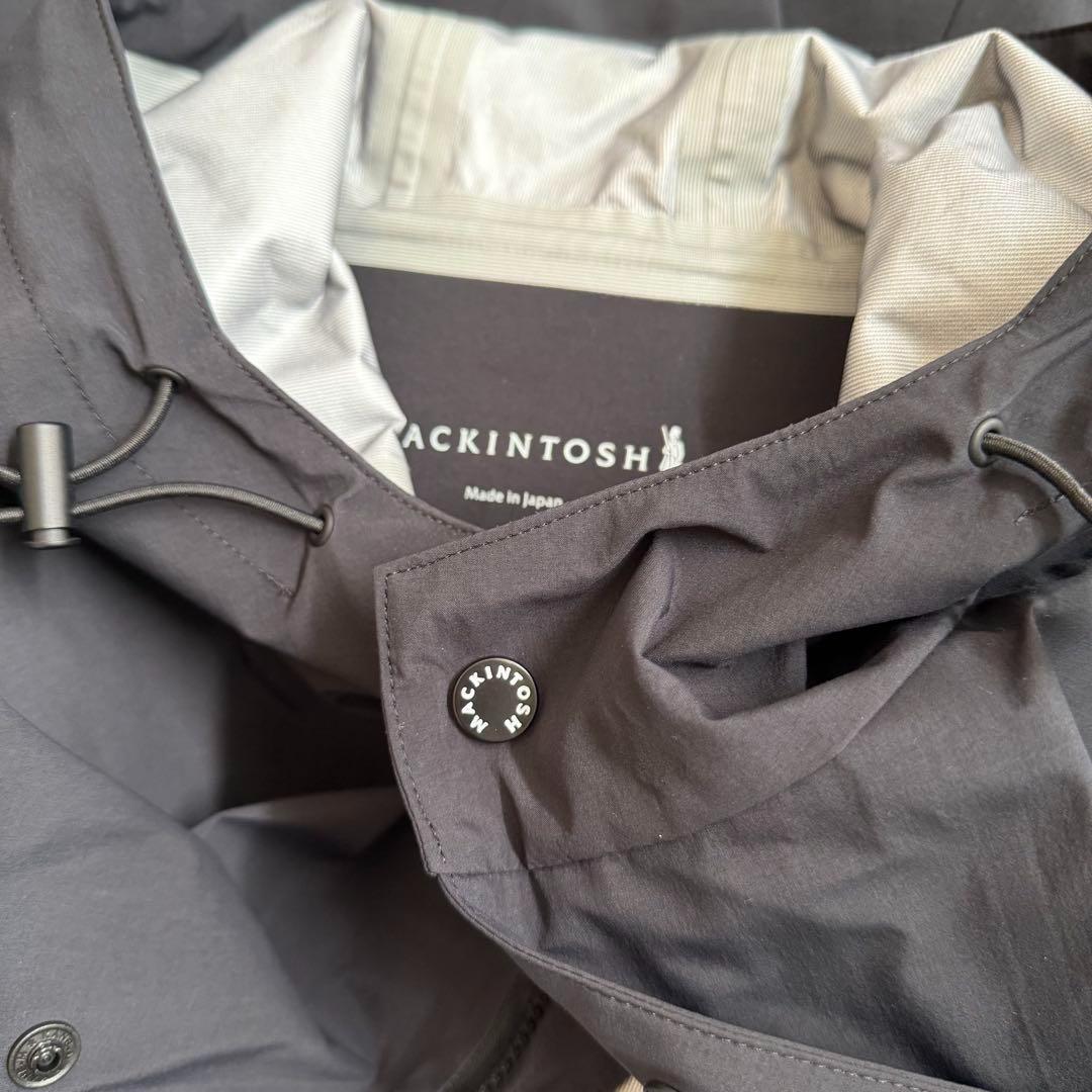 美品 MACKINTOSH マッキントッシュ ナイロン フーデッドコート レイン