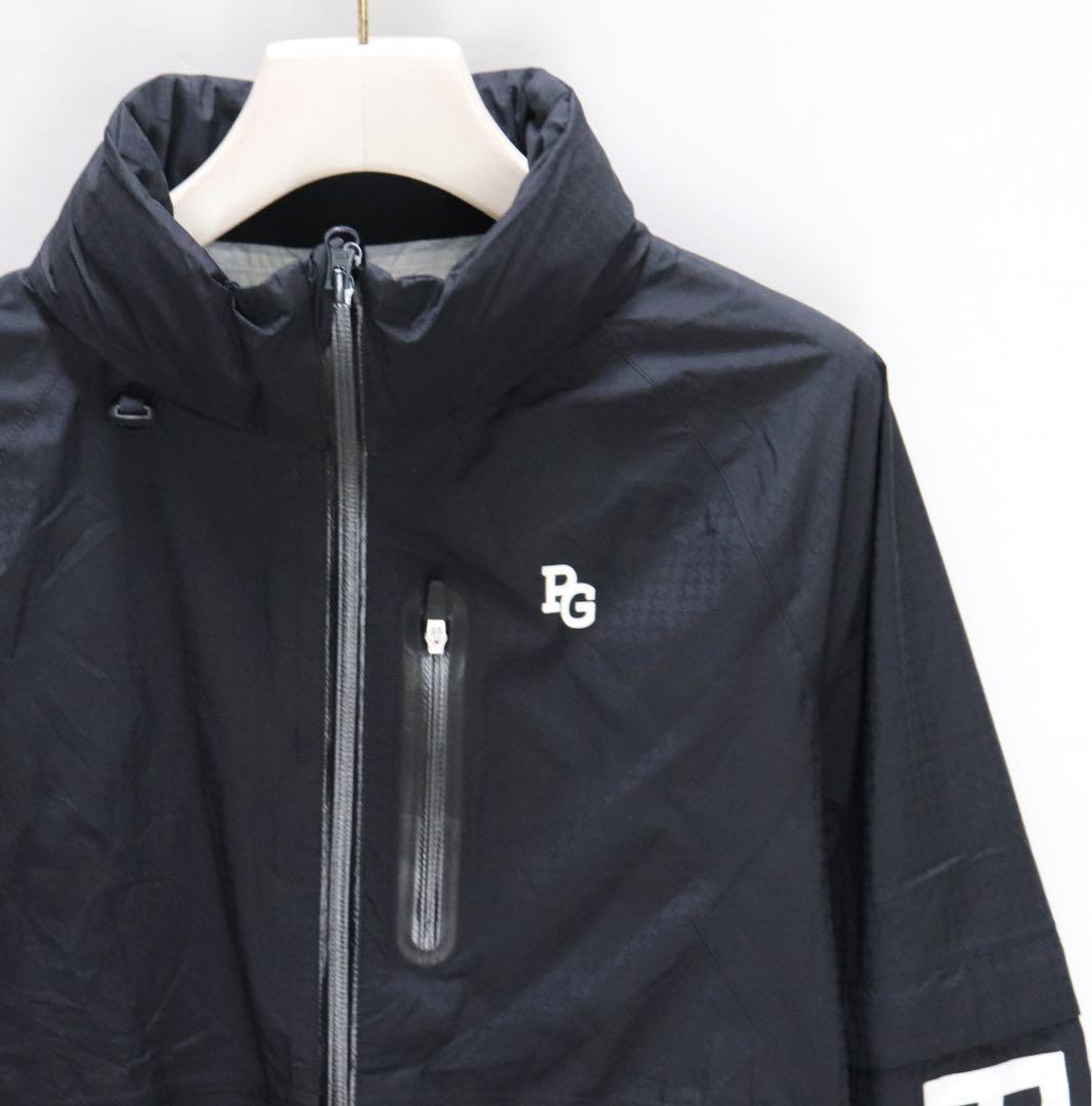 《パーリーゲイツ》新品 2Way高機能防水性ブルゾン レインウェア 4(M)