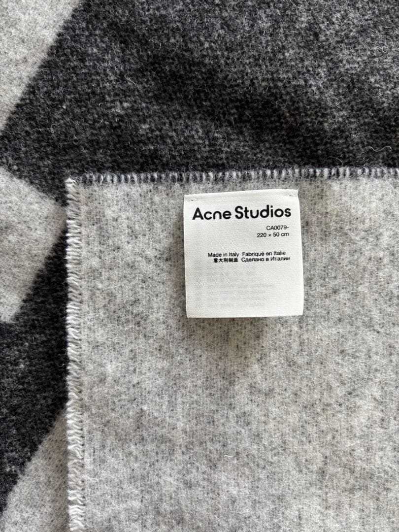 Acne Studios アクネ ストゥディオズ マフラー ストール グレー