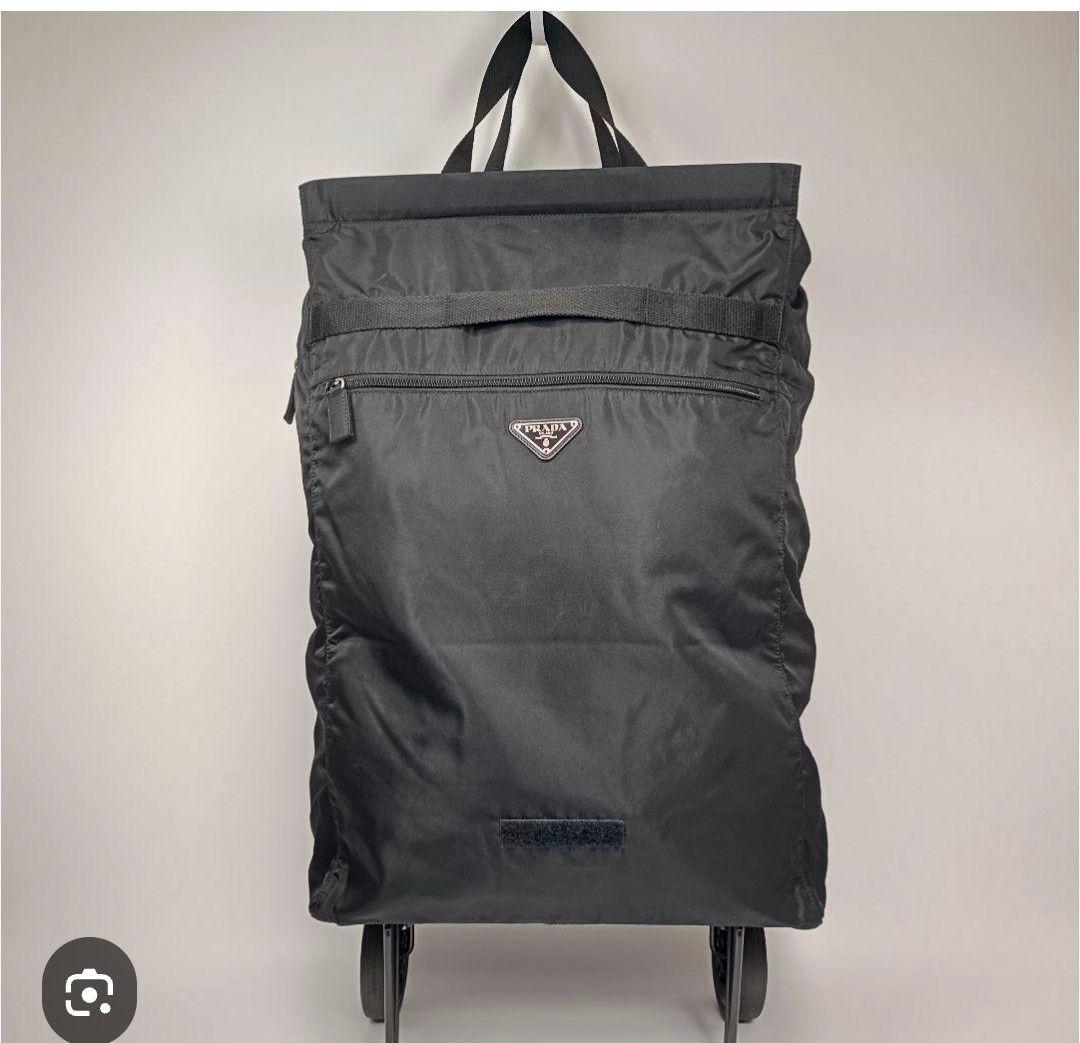 【週末値下げ】PRADA プラダ 折り畳み可 ナイロン キャリー ケース