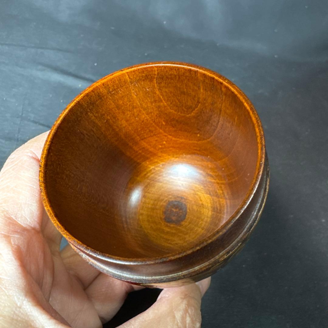 J18 送料無料　棗　木地中棗　梅　華遙　茶道具　漆芸　共箱　茶道