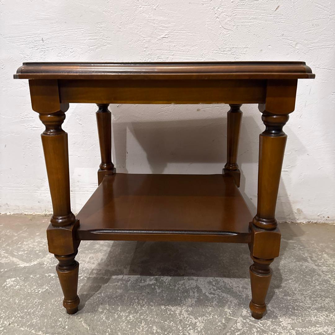 年末年始saleヴィンテージ　木製サイドテーブル　スクエア　1