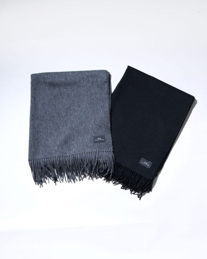 MB ハイエンドウールカシミアストール グレー