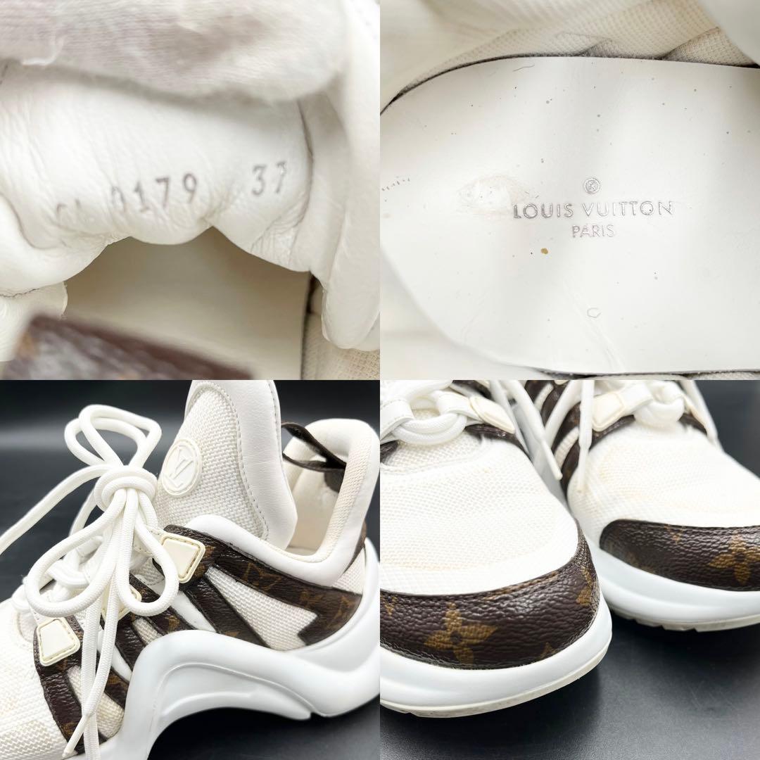 美品✨ ヴィトン アークライト モノグラム ハイカット レディース スニーカー