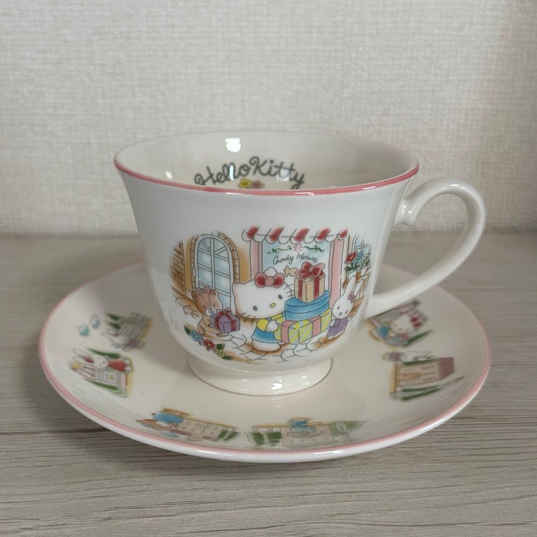 キティ NIKKO 硬質陶器 食器 小物入れ 日本製 1997年 シール付き