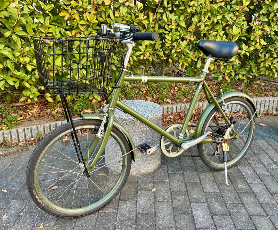 アサヒサイクル ミニベロ マットグリーンSCH206 20インチ　　東京